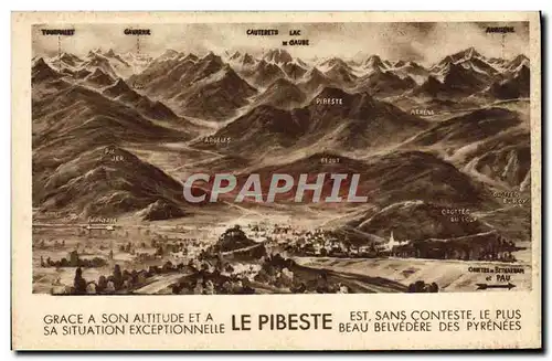 Cartes postales Le Pibeste La montagne enchantee Lourdes Pibeste