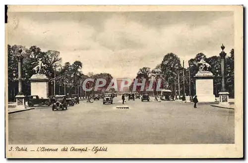 Cartes postales Paris L&#39Avenue des Champs Elysees