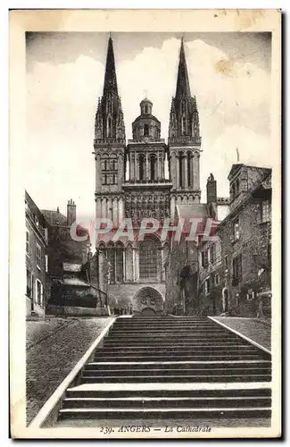 Cartes postales Angers La Cathedrale