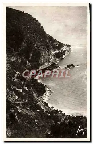 Cartes postales moderne Cote D&#39Azur Route Du Littoral Vue De La Grande Corniche