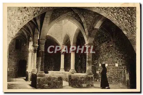 Cartes postales Abbaye De Lerins Ile Saint Honorat Cloitre interieur du monastere fortifie