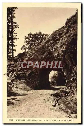 Cartes postales La Schlucht Tunnel De La Roche Du Diable