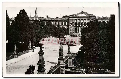 Cartes postales moderne Strasbourg L&#39Universite Tramway