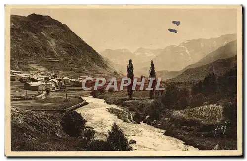 Ansichtskarte AK Environs D&#39Ax Les Thermes Village d&#39Ur et col de Puymorens