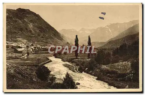Cartes postales Environs D&#39Ax Les Thermes Village d&#39Ur et col de Puymorens