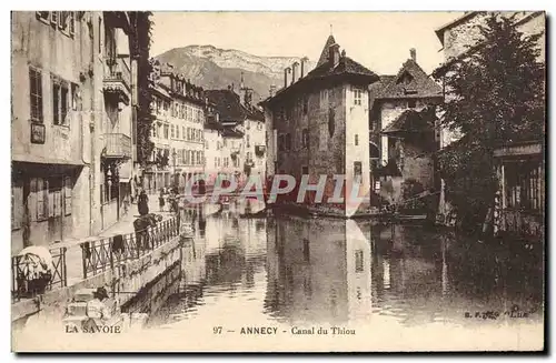 Cartes postales Annecy Canal Du Thiou