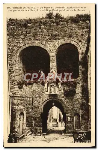 Cartes postales Dinan La Porte Du Jersual La Plus Ancienne des portes de la ville