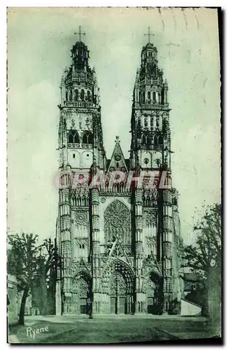 Cartes postales Tours La cathedrale