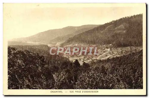 Cartes postales Engenthal Vue Prise D&#39Obersteigen