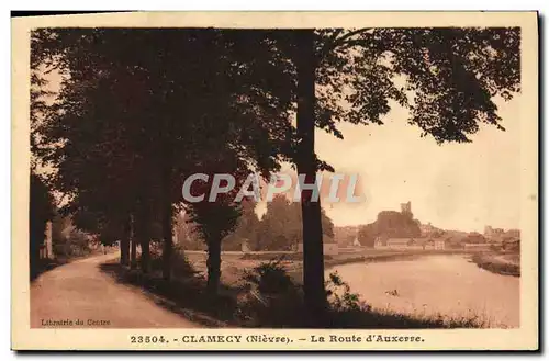Cartes postales Clamecy La Route D&#39Auxerre
