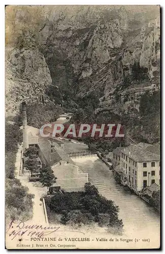 Ansichtskarte AK Fontaine De Vaucluse Vallee De La Sorgue