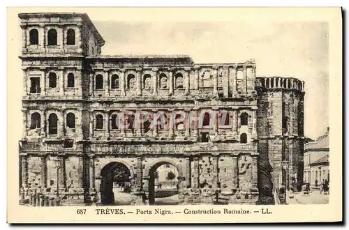 Ansichtskarte AK Treves Porta Nigra Construction Romaine