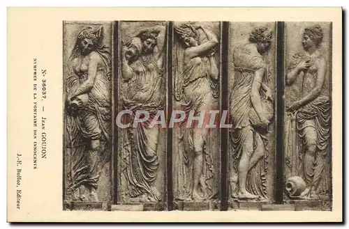 Cartes postales Jean Goujon Nymphes De La Pontaine Des Innocents
