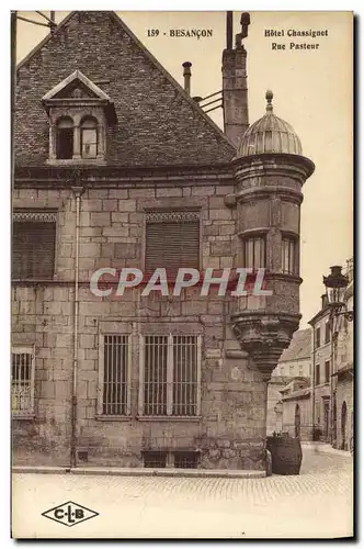 Cartes postales Besancon Hotel Chassignet Rue Pasteur