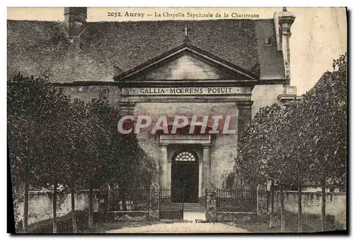 Ansichtskarte AK Auray La Chapelle Sepulcrale De La Chartreuse