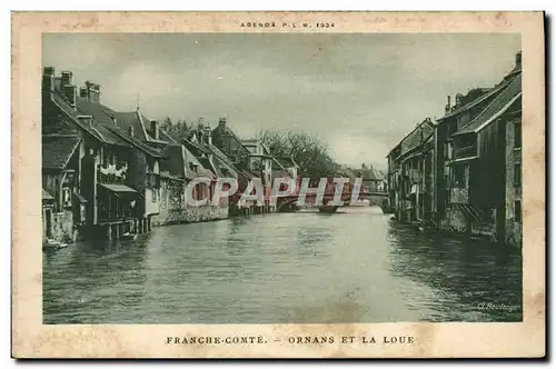 Cartes postales Franche Comte Ornans Et La Loue
