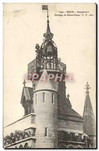 Cartes postales Dijon Jacquemart Horloe De Notre Dame