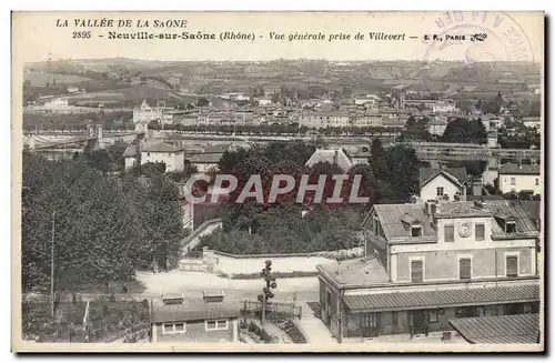 Ansichtskarte AK La Vallee De La Saone Neuville Sur Saone Vue generale prise de Villevert