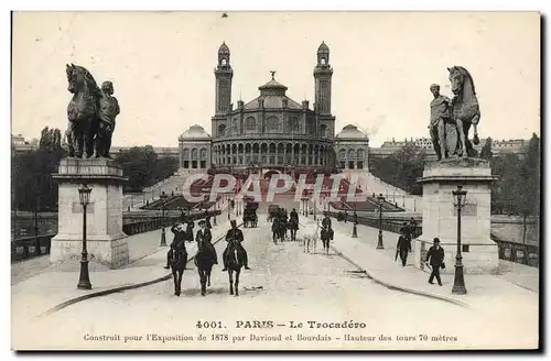 Ansichtskarte AK Paris Le Trocadero Cheval Hippisme