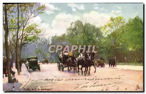 Ansichtskarte AK Paris Bois De Boulogne Chevaux