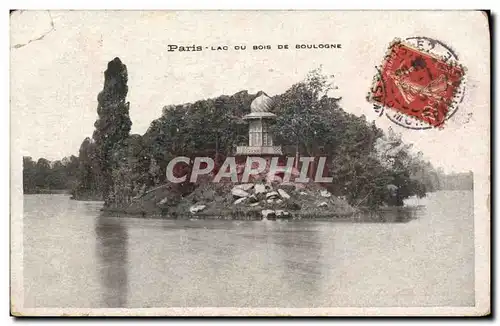 Cartes postales Paris Lac Du Bois De Boulogne