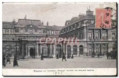 Ansichtskarte AK Paris le Conseil Detat Place Du Palais Royal