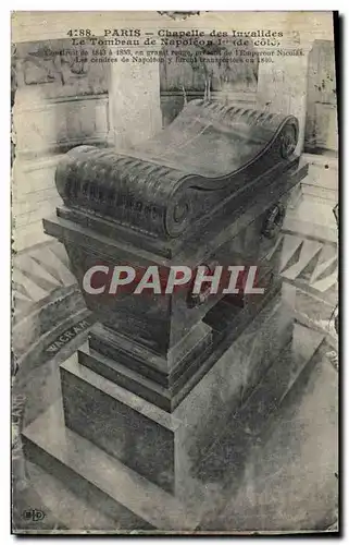 Cartes postales Paris Chapelle Des Invalides Le Tombeau de Napoleon 1er