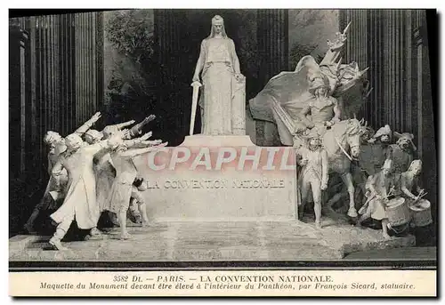 Ansichtskarte AK Paris La Convention Nationale Maquette du monument