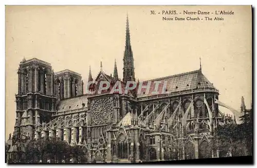 Cartes postales Paris Notre Dame L&#39Abside