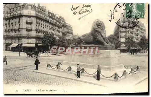 Cartes postales Paris Le Lion De Belfort