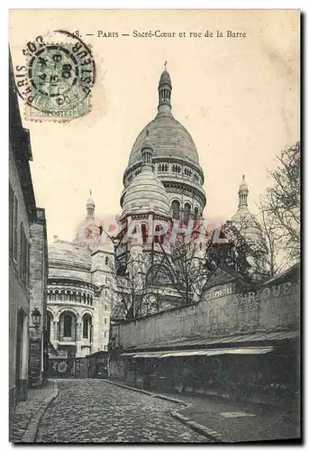 Ansichtskarte AK Paris Sacre Coeur Et Rue De La Barre