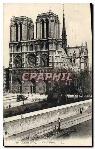 Ansichtskarte AK Paris Notre Dame Bateau peniche