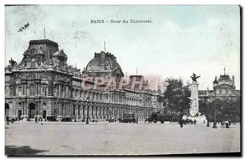 Ansichtskarte AK Paris Cour Du Carrousel