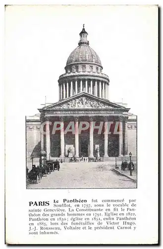 Cartes postales Paris Le Pantheon