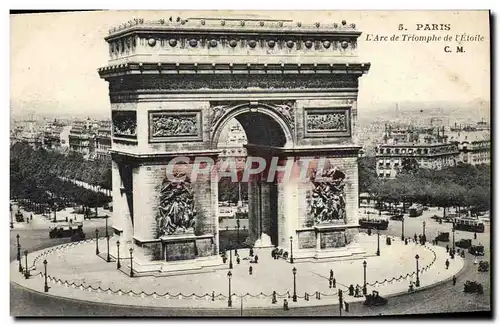 Cartes postales Paris L&#39Arc De Triomphe De I&#39Etoile