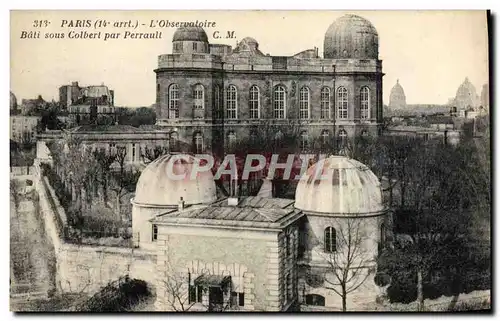 Cartes postales Paris L&#39Observatoire Bati Sous Colbert Par Perrault