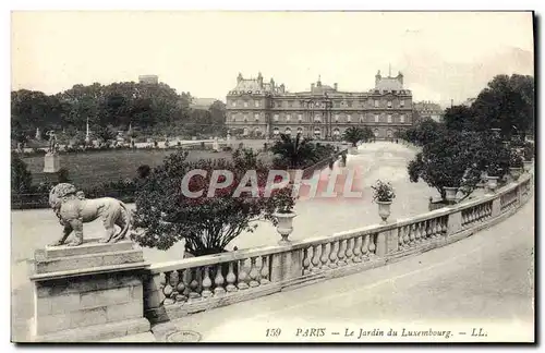 Ansichtskarte AK Paris Le Jardin Du Luxembourg Lion