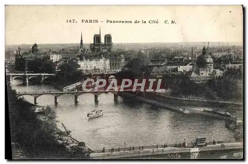 Cartes postales Paris Panorama De La Cite