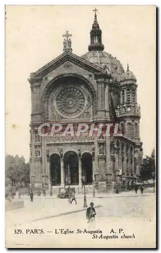 Cartes postales Paris L&#39Eglise St Augustin