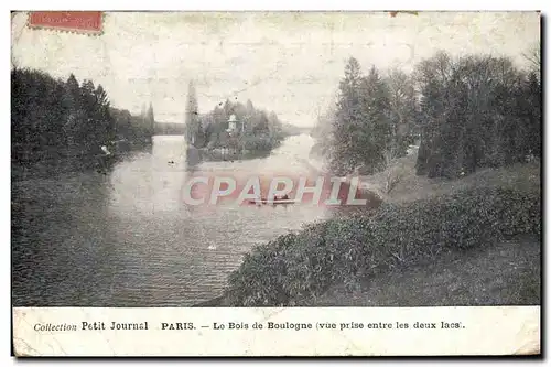 Ansichtskarte AK Paris Le Bois de Boulogne Vue prise entre les deux lacs