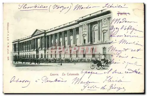 Cartes postales Paris Louvre la colonnade