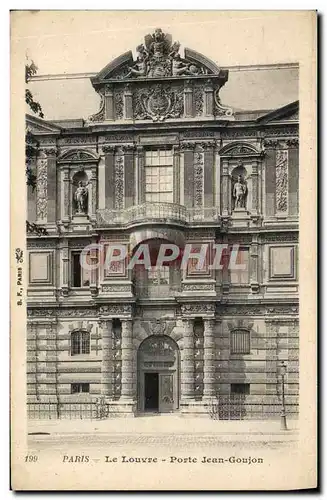 Ansichtskarte AK Paris Le Louvre Porte Jean Goujon