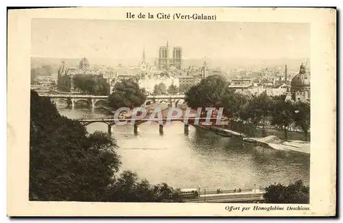 Ansichtskarte AK Paris Ile de la Cite Vert Galant