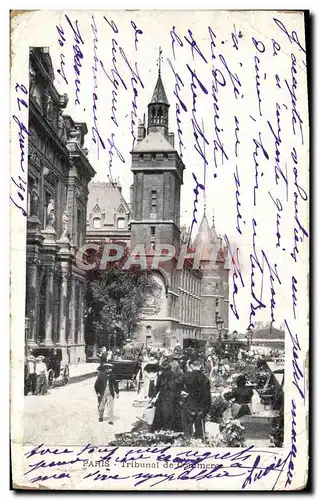 Ansichtskarte AK Paris Tribunal de Commerce Marche aux fleurs Petits Metiers