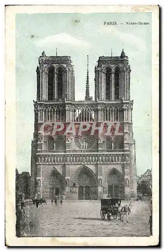 Cartes postales Paris Notre Dame