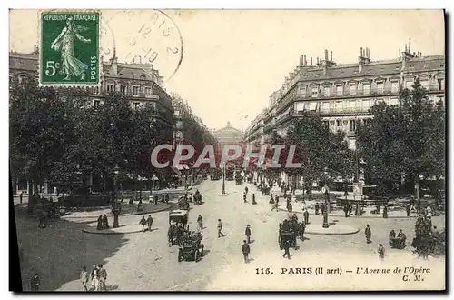 Cartes postales Paris L&#39Avenue de L&#39Opera