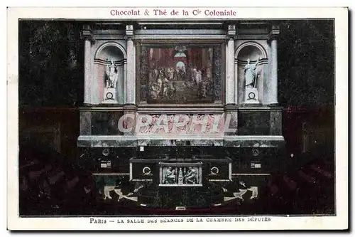 Cartes postales Paris La salle des seances de la Chambre des Deputes