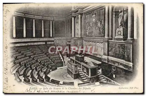 Cartes postales Paris Salle des Seances de la Chambre des Deputes