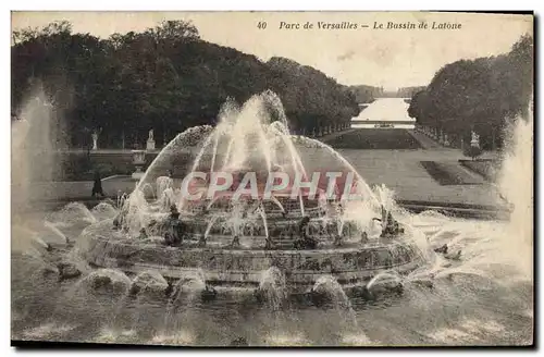 Cartes postales Parc de Versailles Le Bassin de Latone