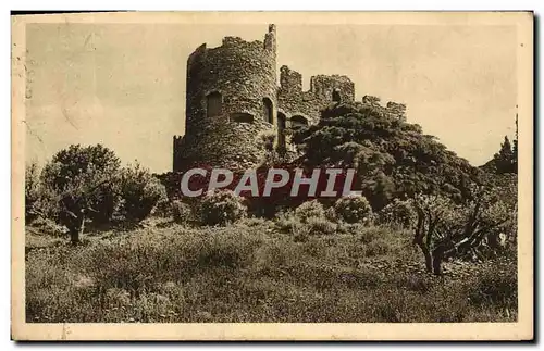 Ansichtskarte AK Environs Du Lavandou Bormes les Mimosa Le Vieux Chateau